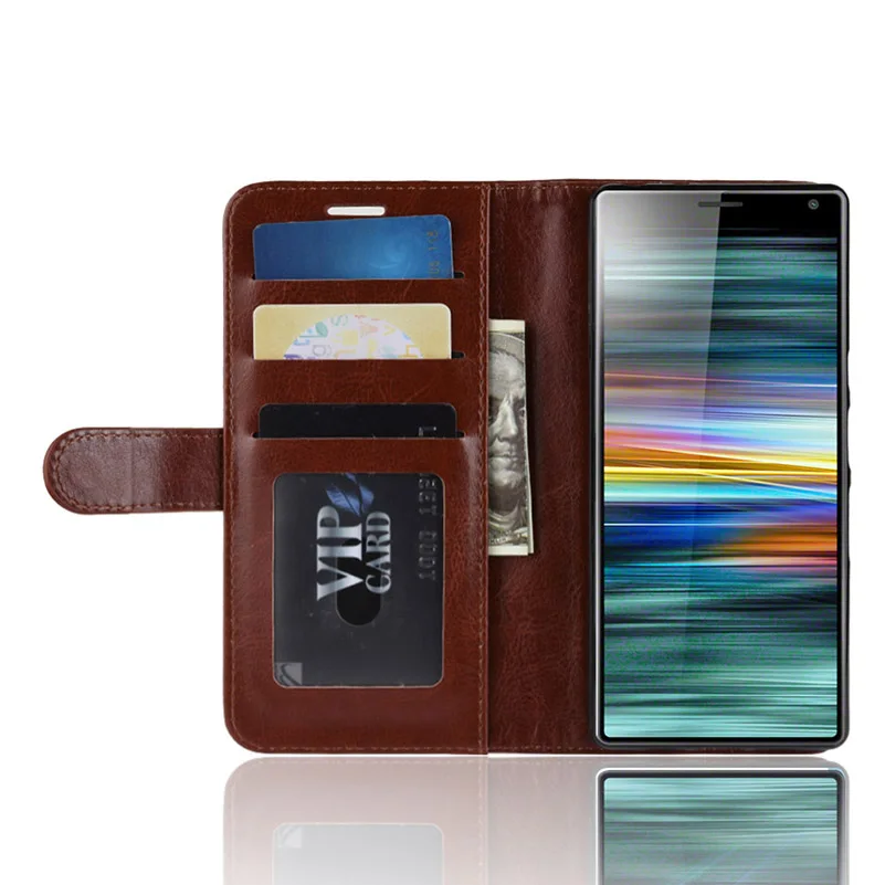 YINGHUI Luxury Elegant R64 Skin Leather Phone Case For Sony Xperia 10 Plus XA3 | Мобильные телефоны и аксессуары