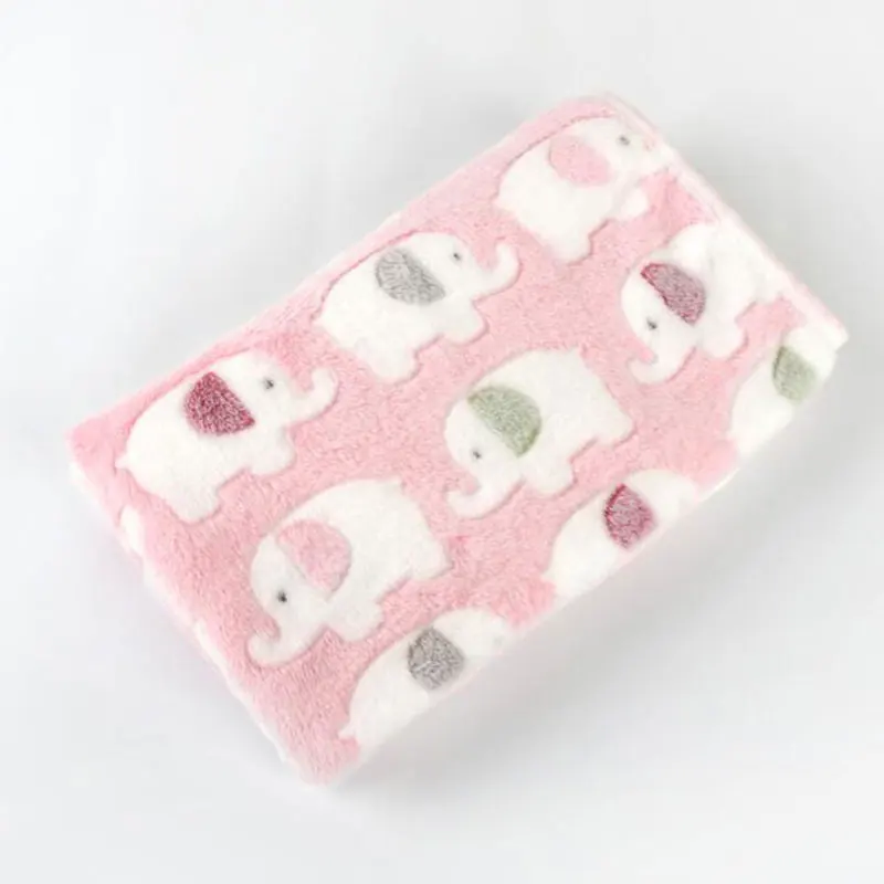 pink DOGGYZSTYLE теплое одеяло для собак, коврик для сна для щенков, банное полотенце для собак, зимний ковер для маленьких кошек, собак, плюшевых чихуахуа - Цвет: pink