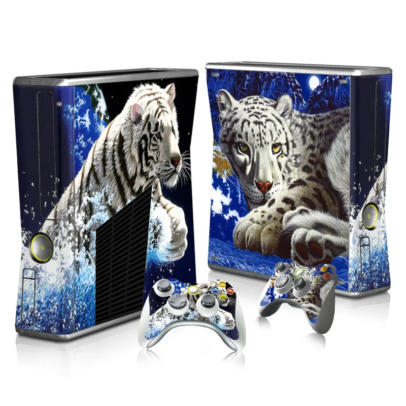 Изготовленный На Заказ дизайнерская наклейка для кожи Xbox 360 Slim консоли и