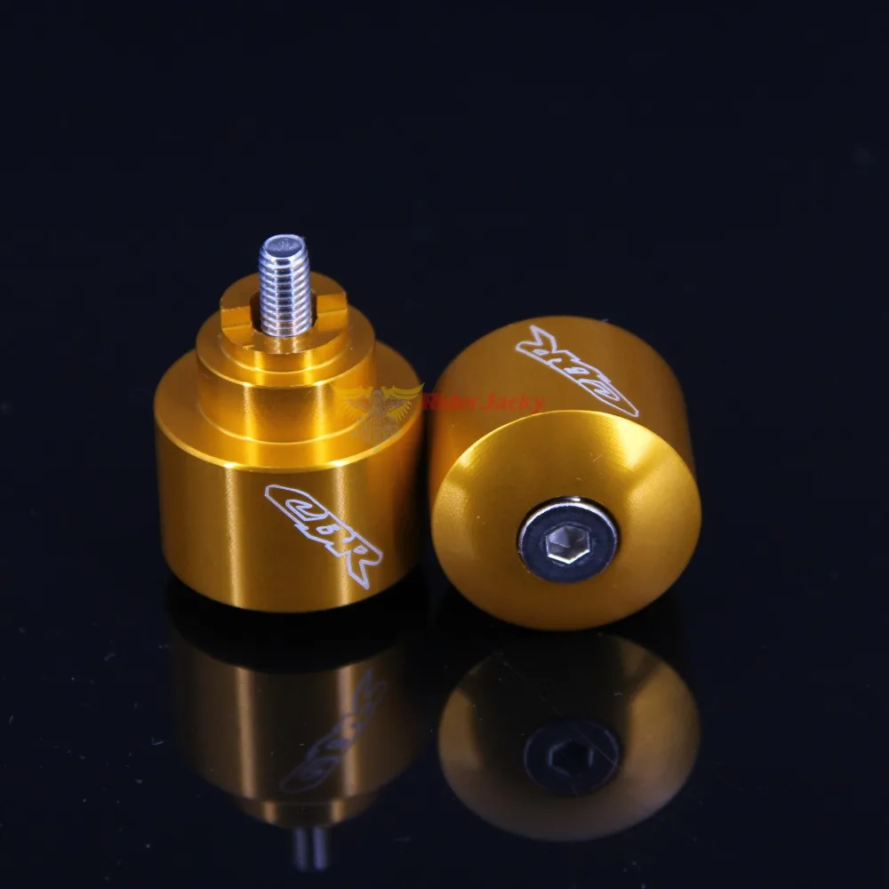 RiderJacky мотоцикл Золотой бар заканчивается Для HondaCBR 125 250 500 300 600F 650 600RR 900RR 929RR 954RR 1000RR