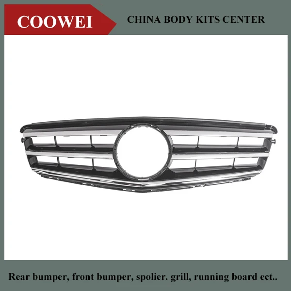 Решетка для переднего бампера автомобиля Mercedes Benz C Class W204 2008 2014 1 шт.|Гоночные