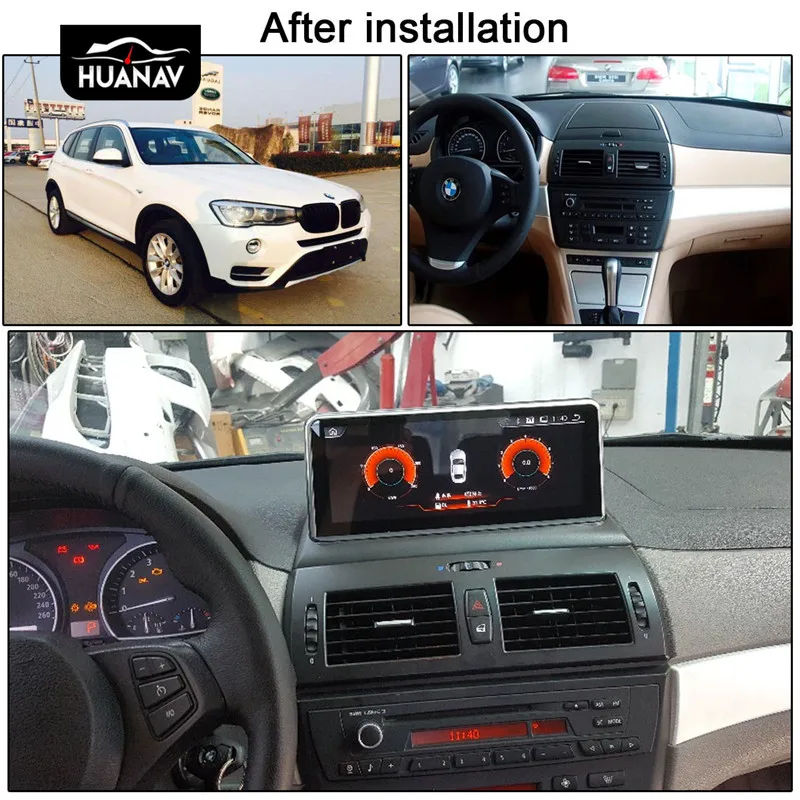 Автомагнитола на Android без DVD плеера для BMW X3 E84 2004 2012 стерео мультимедийный экран