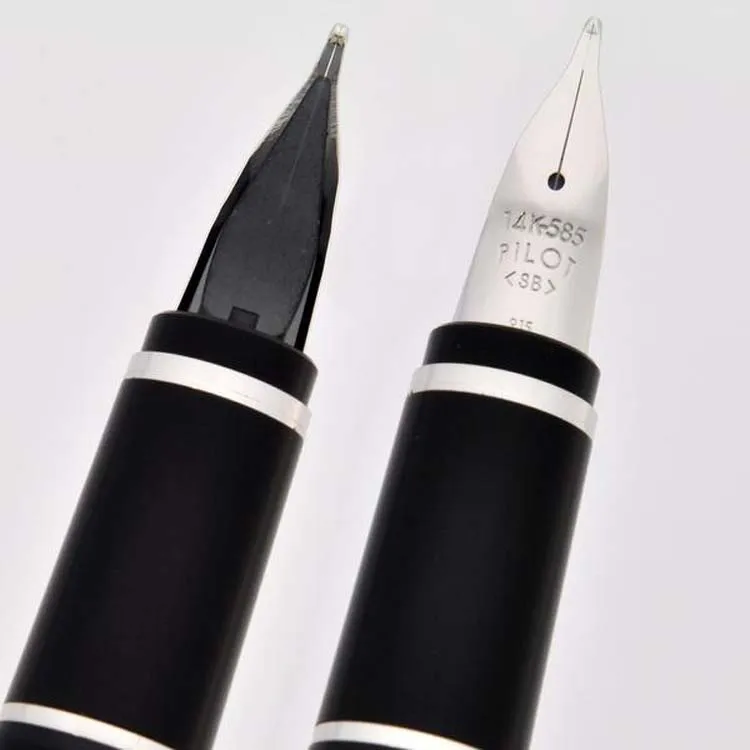 Ручка перьевая PILOT оригинальная подвеска в виде подкола лампа FE 25SR 14k золотистая