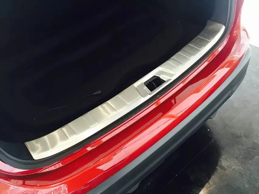 Для Nissan Qashqai 201 Автомобильная нержавеющая сталь черные аргументы багажник