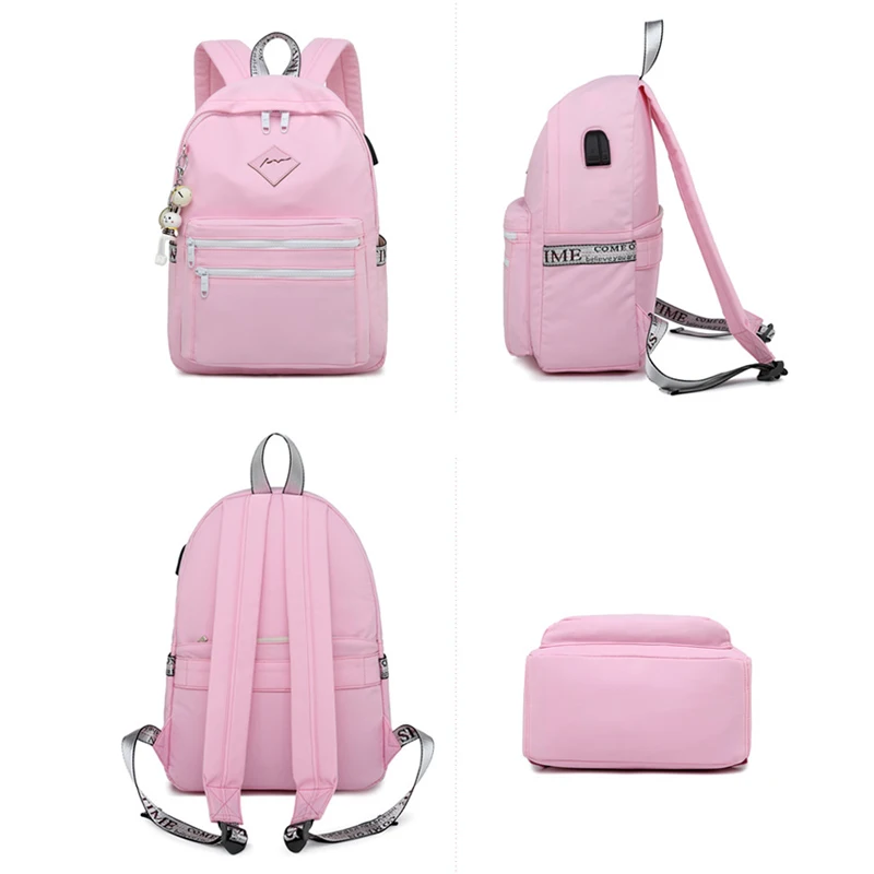 WINNER, новинка, Корейская версия, USB, женский рюкзак, анти-кража, Школьный Рюкзак Для Путешествий, маленький, свежий, для ноутбука, школьные сумки для мужчин, Zaino