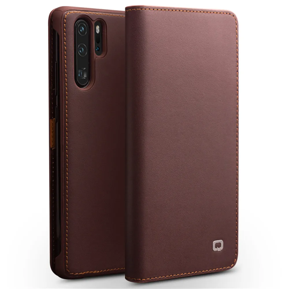 Чехол ручной работы из натуральной кожи для Huawei P30 Pro женский флип-чехол P30Pro |