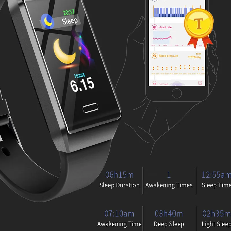 

newest large touch screen smart watches men watch sleeping mode fitness bracelet smart sport watch pk n98 n88 M3 Band s1