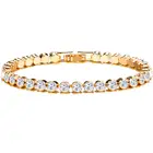 Женский браслет-цепочка DIEZI, с кристаллами, в Корейском стиле, золотого и серебряного цвета