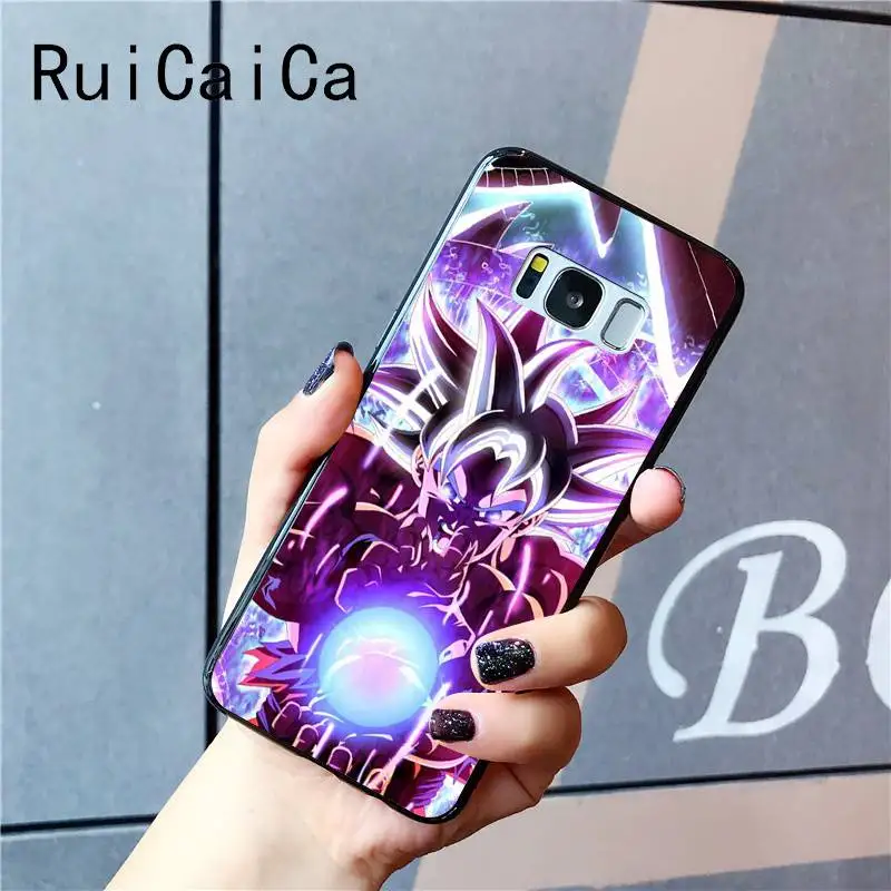Модный черный чехол Ruicaica Dragon Ball Z Super DBZ Goku для Samsung Galaxy S7edge S6 edge plus S10 S8 S7 S9 Plus |