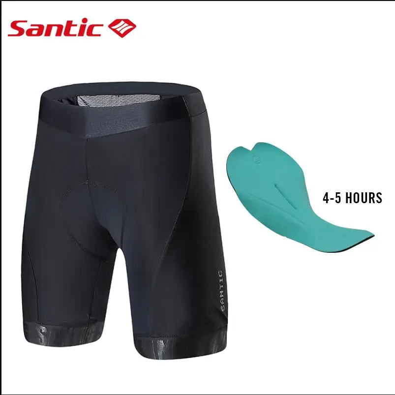 Шорты Santic мужские велосипедные Летние Pro Coolmax 4D итальянские мягкие ударопрочные