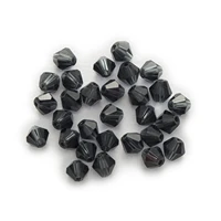 50 piece blue black crystal glass cutfaceted bicone faceted beads for handmade bracelet necklaces diy jewelry making 4 8mm