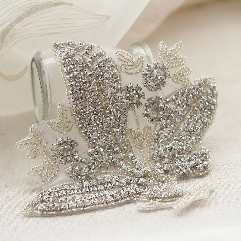 Кристальные Стразы для аппликации отделка аппликация расшитая бисером и