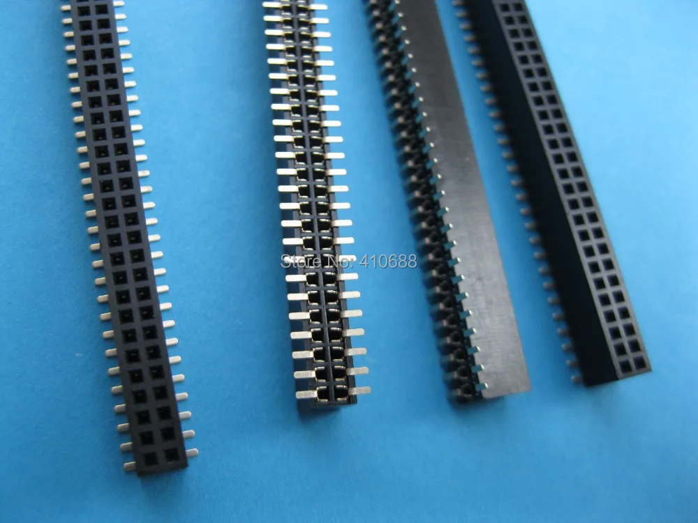 12 шт. Позолоченные SMT SMD 1 27 мм 2x40 80pin разрывный женский штыревой соединитель