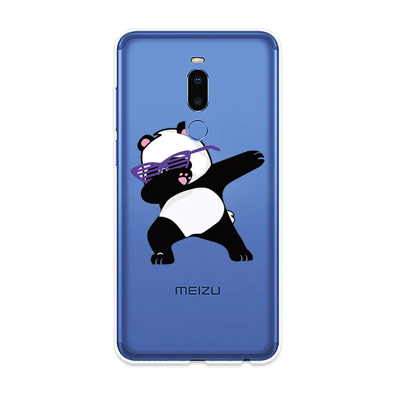 Чехол для телефона Meizu 15 Lite 16 16th Plus 16X 16S X8 силиконовый чехол с забавным рисунком Note