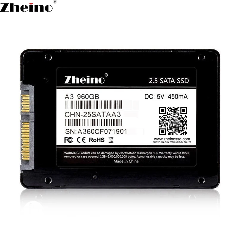 Zheino SATAIII SSD A3-960GB 2.5 inch Internal Solid Hard Drive For Desktop Laptop PC | Компьютеры и офис