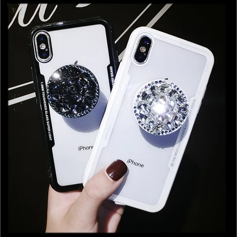 Модные стразы кронштейн чехол для OPPO A9 F11 R17 Pro R15 мечта R15X K1 F7 R11 R11S плюс R9S R7 R7S