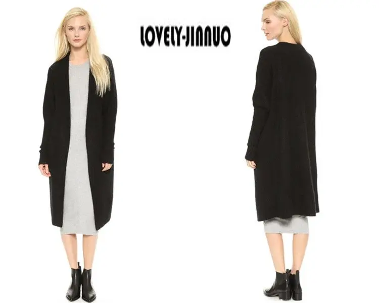 Новое поступление женские длинные кашемировые кардиганы на заказ бесплатная