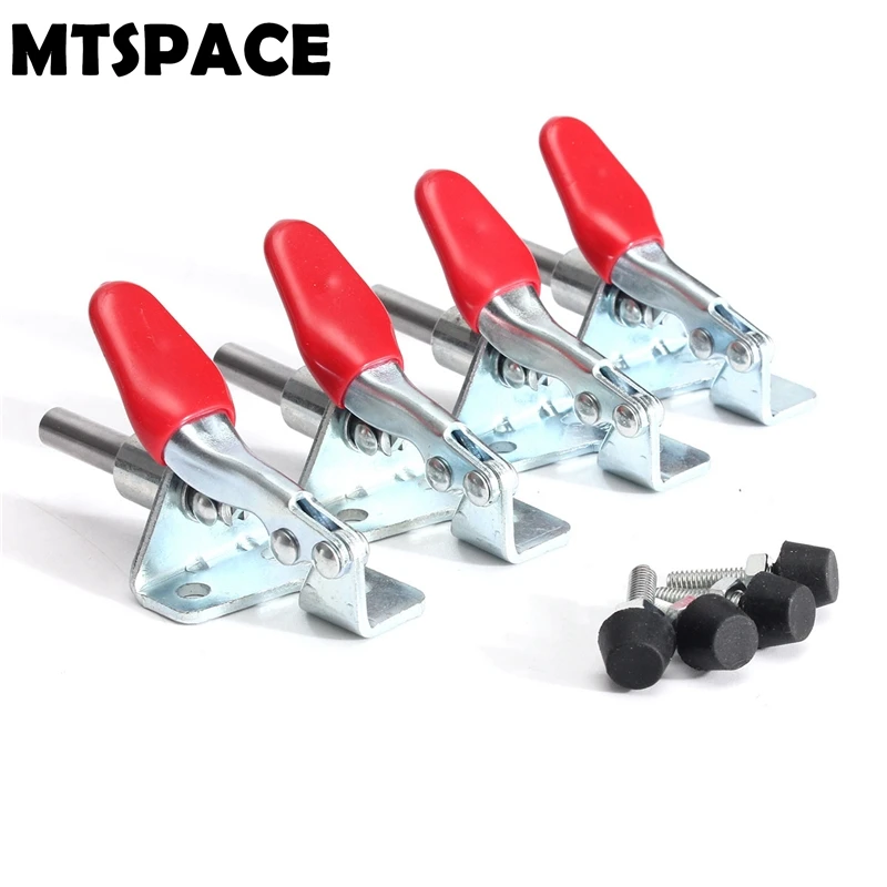 Оцинкованный железный рычажный зажим MTSPACE 4 шт./компл. 99 фунтов/45 кг Φ 301 A