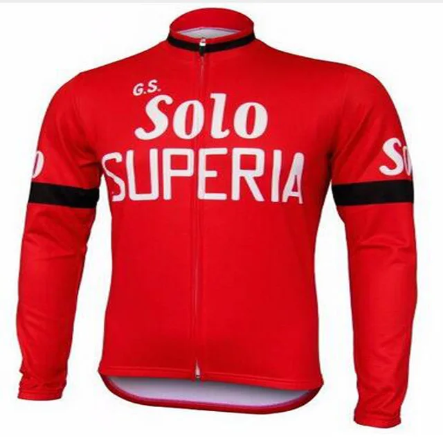 

WINTER FLEECE THERMAL 2019 GS Solo SUPERIA CLASSIC ONLY LONG SLEEVE ROPA CICLISMO CYCLING JERSEY CYCLING WEAR SIZE XS-4XL