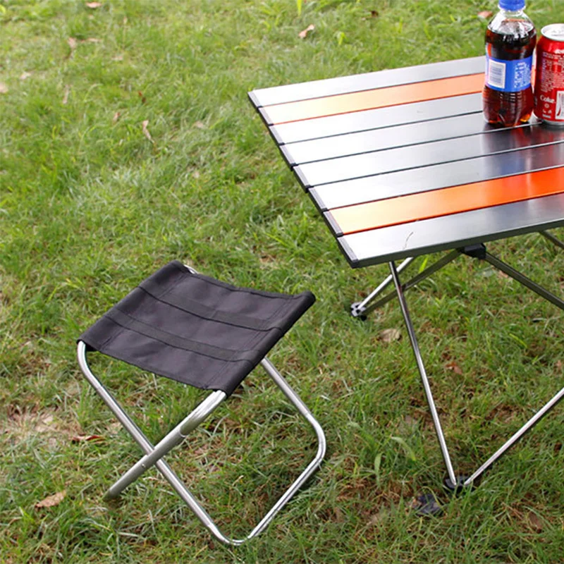 Легкий открытый складной стул для рыбалки мини алюминиевый рыболовный маленький табурет сиденье для пешего туризма кемпинга Пикника Складной стул с сумками