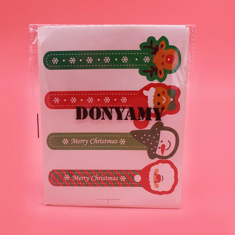 40pcs Long Christmas Cake Seal Sticker Gift Push Pop | Дом и сад