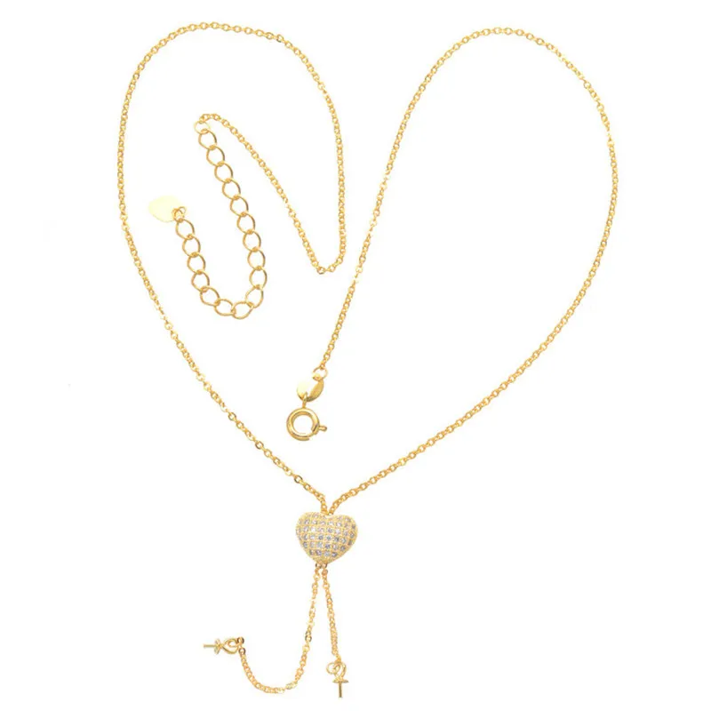 Новинка 2019 ювелирные изделия ожерелья подвески с блестящим Цирконом в форме