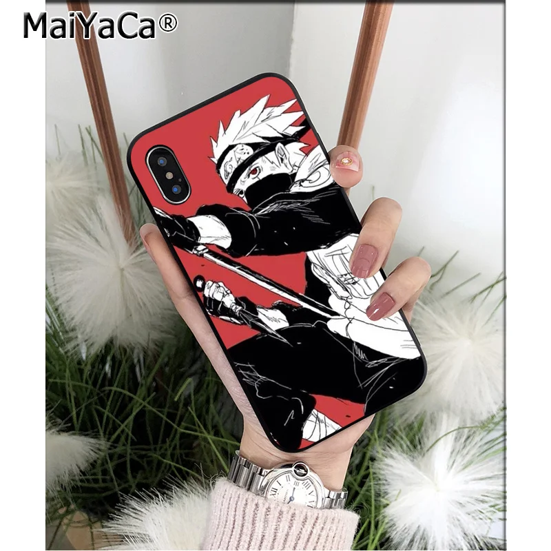 MaiYaCa Аниме Наруто Хатаке Какаши TPU мягкий высококачественный чехол для телефона