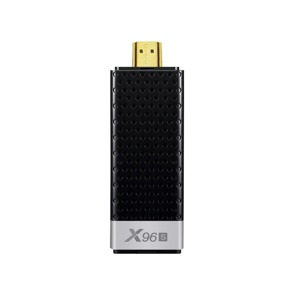 Ilebygo X96S 4K Мини ТВ-карта Android 8,1 4 ГБ 32 ГБ S905Y2 четырехъядерный 2,4G& 5 ГГц двойной Wifi BT4.2 1080P H.265 Смарт ТВ-ключ