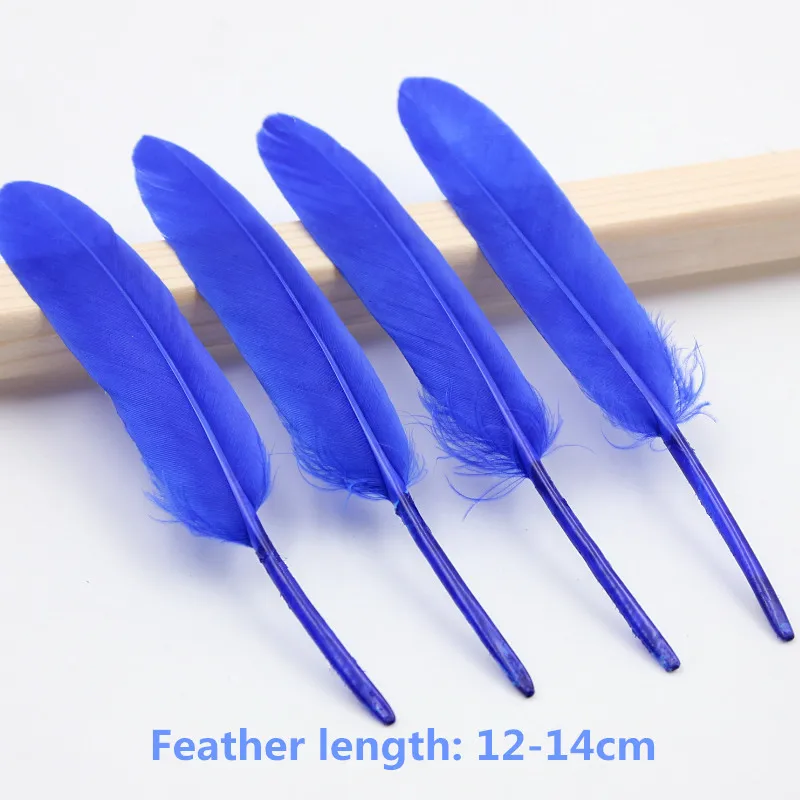 100 шт. серьги в виде гусиных перьев 4 6 дюймов|goose feathers|christmas featherdecorative feathers |