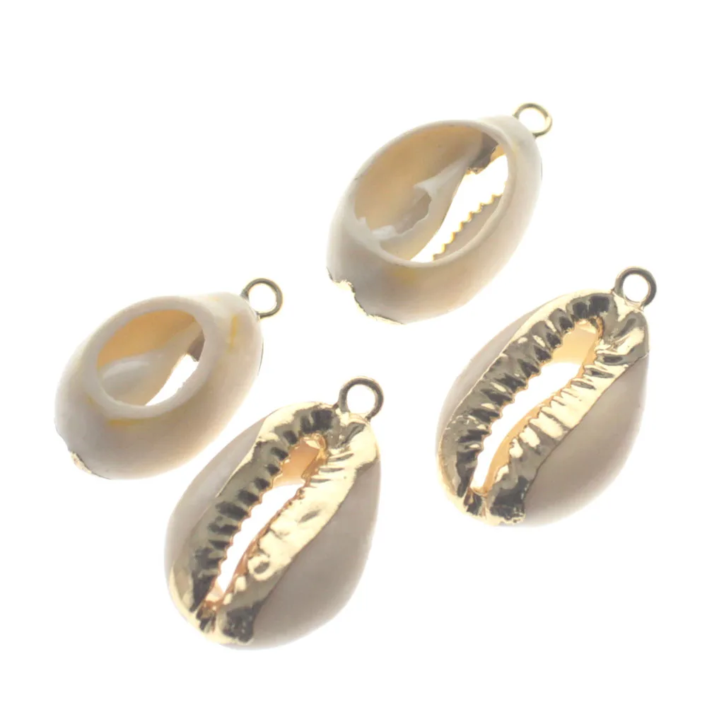 TEVIDA R55 100 шт очаровательные бусины с натуральным корпусом позолоченные