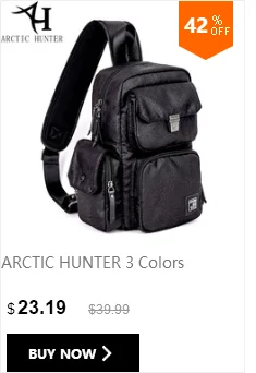 ARCTIC HUNTER/брендовая сумка на грудь, Оксфорд, сумки через плечо, мужская спортивная сумка для путешествий, противоугонная сумка, чёрная сумка-мессенджер
