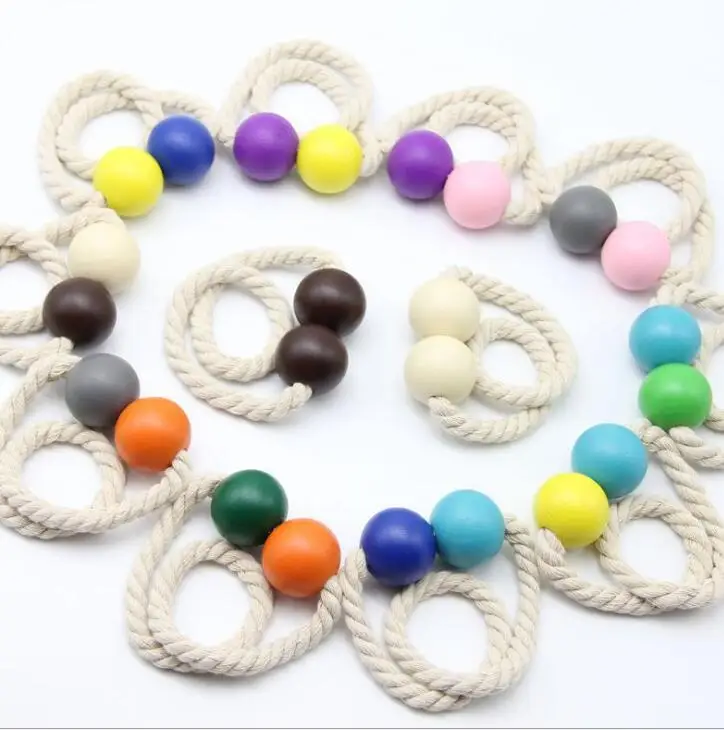 Новый деревянный шариковый магнитный держатель для штор tieback Зажим Пряжка