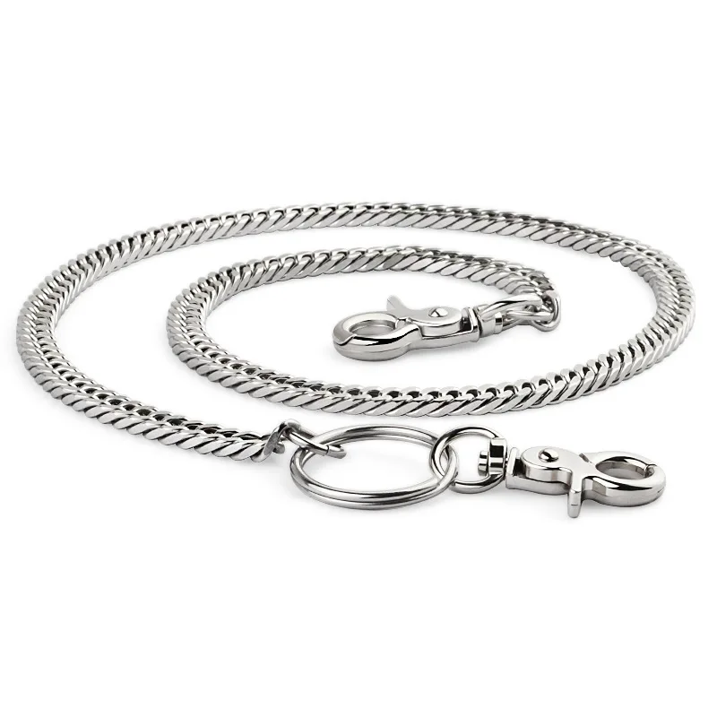 Брелок WIWI из нержавеющей стали с большим кольцом и брюками унисекс | Украшения