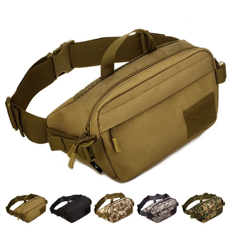 High Quality Men Waterproof Nylon Hip Bum Fanny Pack Travel Riding Brand Military Male Sling Crossbody Chest Waist Belt Bags New |