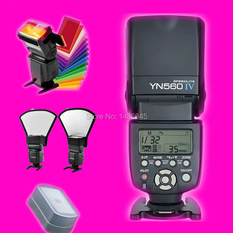 Беспроводная вспышка YONGNUO YN560 IV 2 4 ГГц со встроенным приемопередатчиком Speedlite для
