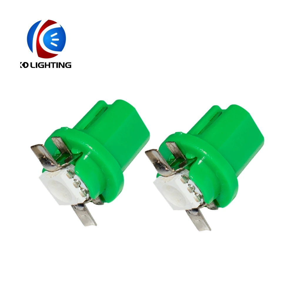 KD 100pcs/a lot B8.5D 509T B8.5 5050 Led SMD T5 Lamp Car Gauge Speedo Dash Bulb Dashboard instrument Light white 12v | Автомобили и