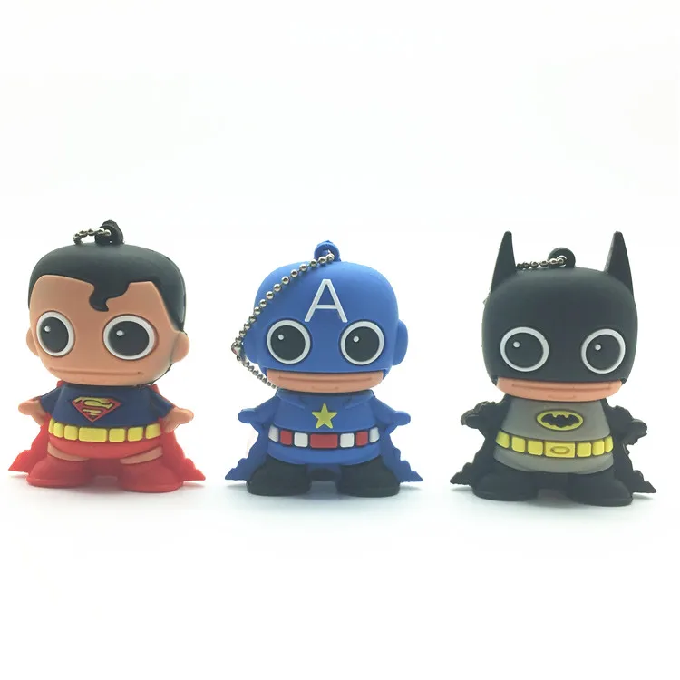 Высокоскоростной флеш-накопитель с героями мультфильмов Super Heros флеш-накопитель USB 3,0, флеш-накопитель с Бэтменом/Суперменом, 16 ГБ, 32 ГБ, флешки, 64 ГБ