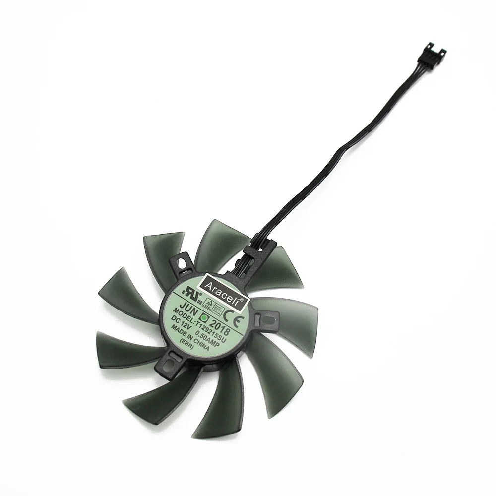 85 мм Новый DIY T129215SU 12 В 0.50A GTX 1050 1060 1070 RX580 Видеокарта охлаждения двойной