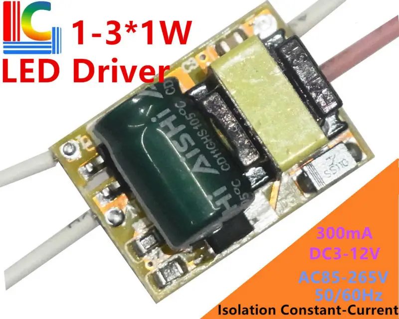 Адаптер для светодиодного драйвера 1 Вт 2 3 BP9921A 300 мА|3w led driver|led driver adapterlighting transformers |