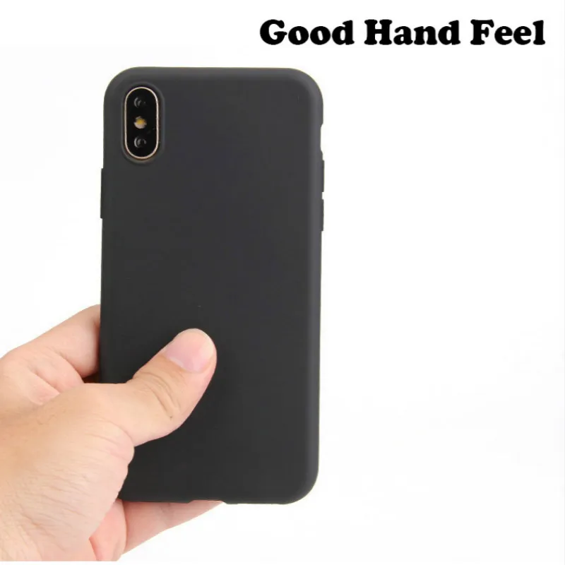 TPU Phone Case for Iphone6 7 6S 8 Plus Candy-colored Slim Soft Cover Skin IPhone7 6 6s X 5 5S SE XS XR MAX | Мобильные телефоны и