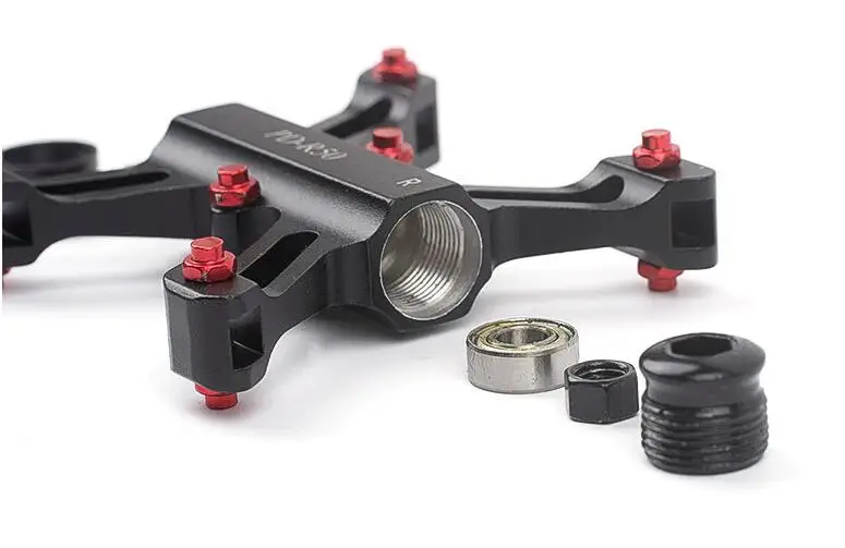 Ultra-light Cycling Road BMX BICYCLE pedal 3 bearingS CNC black 9/16 BiKE | Спорт и развлечения