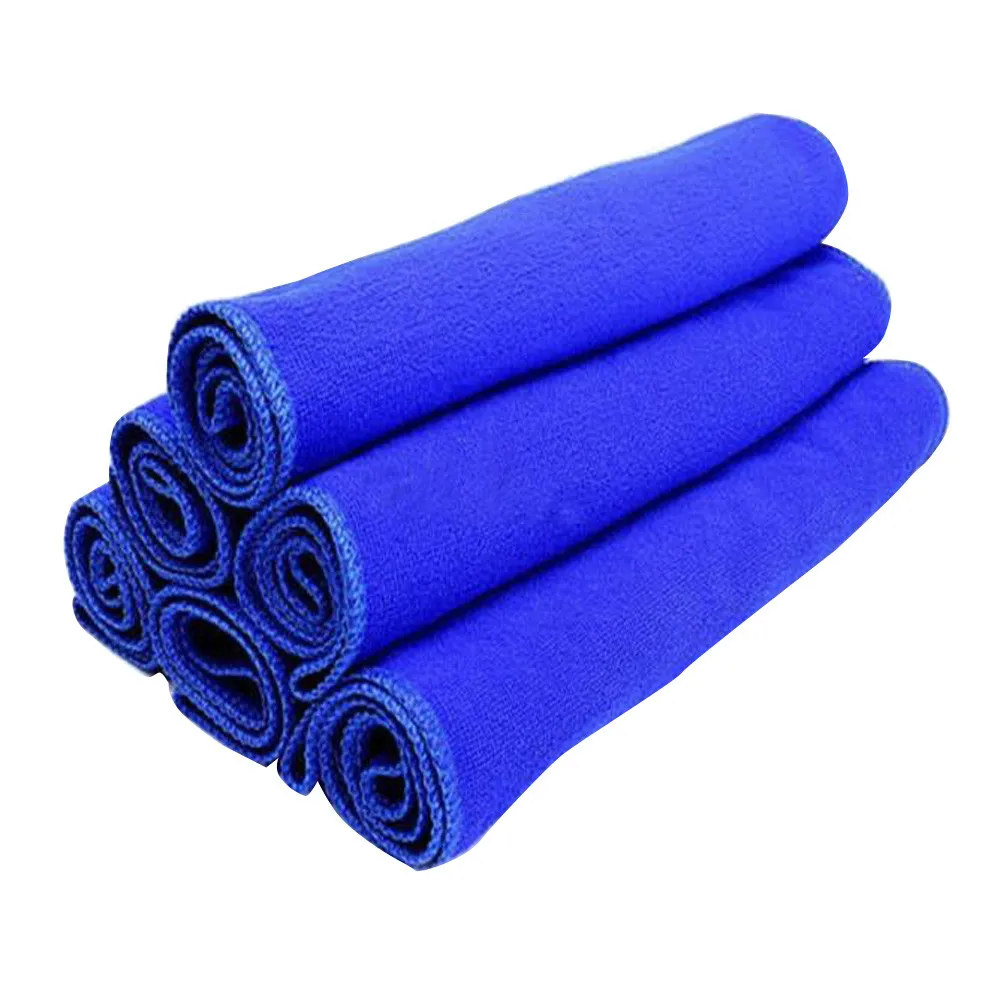 Blue 15pcs portable blue absorbent microfiber towel cleaning cloth umbrella cover bag storage bag cleaning health high quality M3 - Цвет: Blue