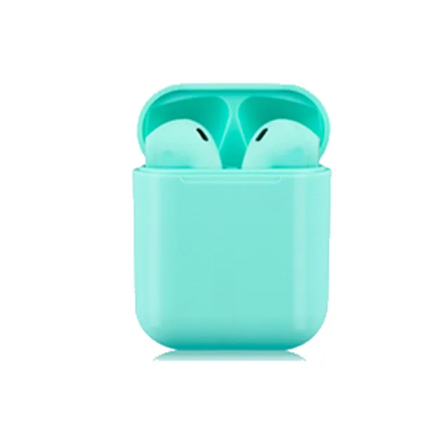 BLUE I9s TWS Красочные Беспроводные Мини Bluetooth наушники беспроводные наушники стерео портативные Bluetooth гарнитуры - Цвет: BLUE