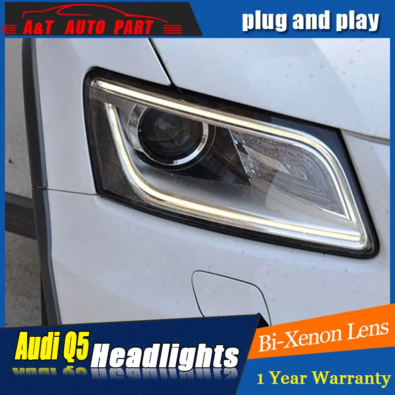 Автомобильный Стайлинг светодиодный головной светильник для AUDI Q5 s 2009 -2016 угол