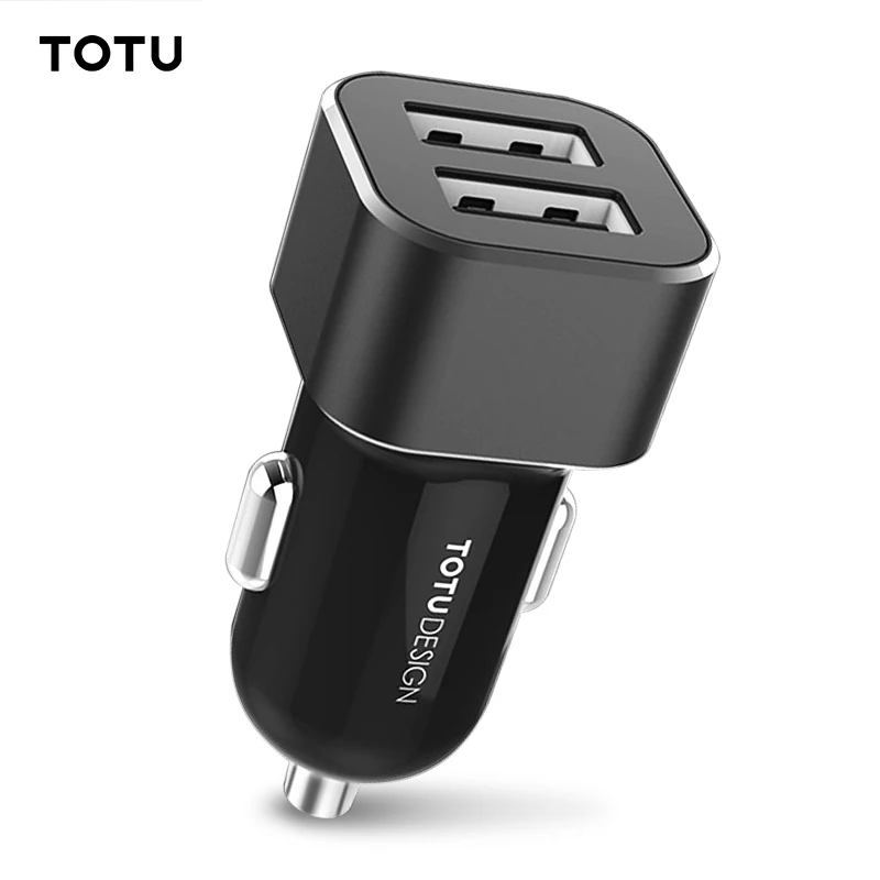 TOTU Автомобильная usb-зарядка для мобильного телефона с светодиодный экраном Smart Auto