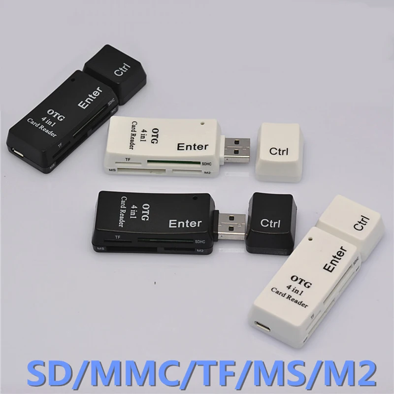 Кардридер USB 2 0 все в одном SD/Micro SD/TF/MMC/MS Compact Flash Смарт карта памяти адаптер Type C OTG SD