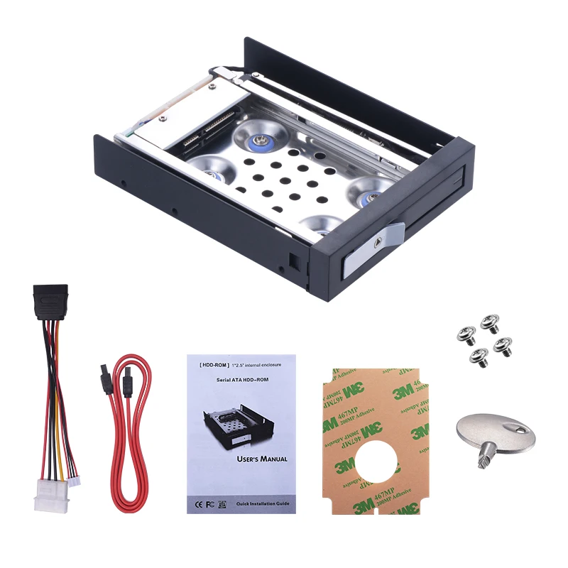 Unеop 2.5in Anti shock Tray less Hot Swap SSD мобильный стеллаж для 2 5 дюймового корпуса жесткого