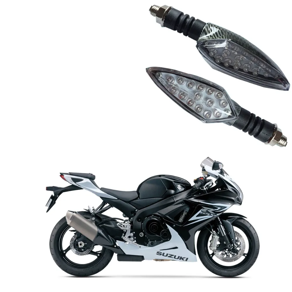 For Suzuki GSX-R600 GSX-R750 GSX-R1000 GSX-R125 GSX-S1000F Motorcycle Indicator Turn Signal LED Light 5 Color lamp |