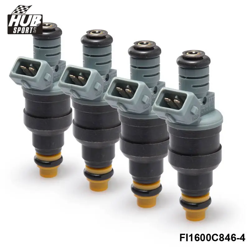 

4 шт./лот 1600 cc/min низкое сопротивление топливных форсунок 0280150846 для RX7 0280150846 HU-FI1600C846-4