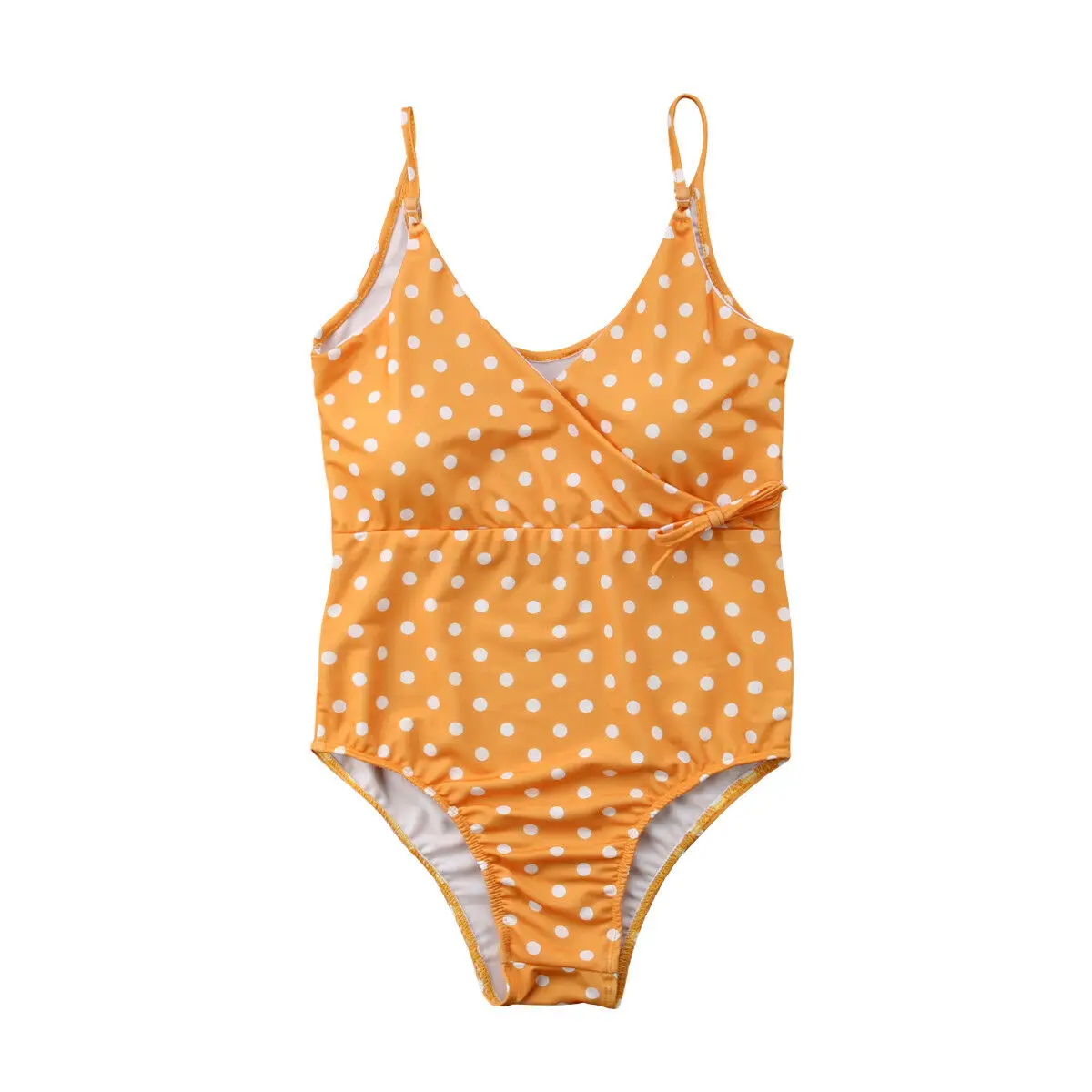 Женский семейный купальник для маленьких девочек купальный костюм цельный